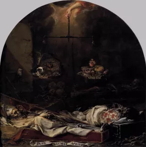 Finis Gloriae Mundi by Juan De Valdes Leal Oil Painting