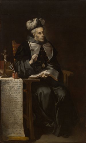 Portrait of an Ecclesiastic by Juan De Valdes Leal Oil Painting