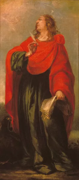 Saint John the Evangelist by Juan De Valdes Leal Oil Painting