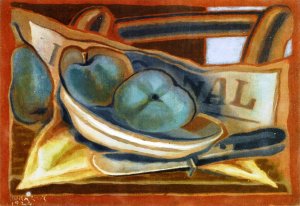 Apples Oil painting by Juan Gris