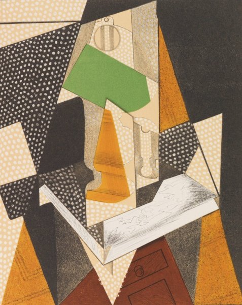 Au soleil du plafond by Juan Gris - Hand-Painted Oil Painting Reproduction