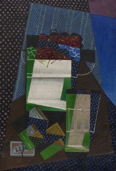 Cherries  by Juan Gris - Hand-Painted Oil Painting Reproduction