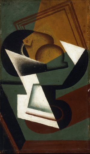 Dish of Fruit by Juan Gris Oil Painting