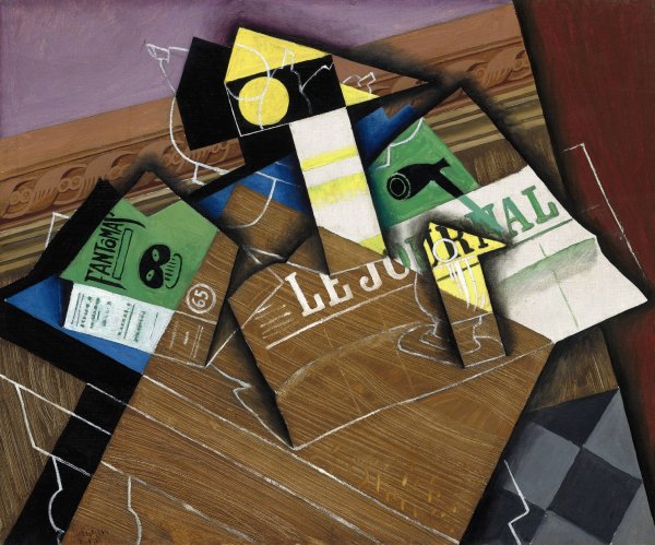Fantomas  by Juan Gris - Hand-Painted Oil Painting Reproduction