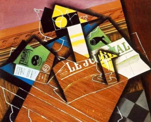 Fantomas Oil painting by Juan Gris