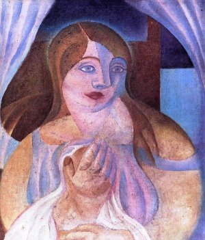 Girl by Juan Gris Oil Painting