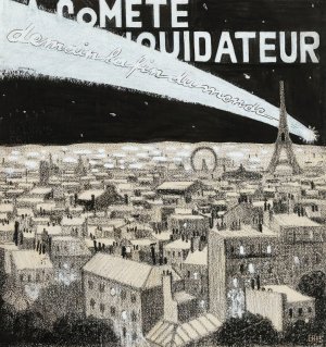 La Comete Liquidateur by Juan Gris Oil Painting