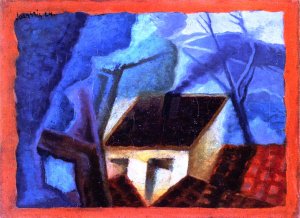 La Maisonnete by Juan Gris Oil Painting