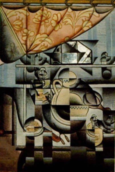 Main Product Photo of Le Lavabo Painting by Juan Gris