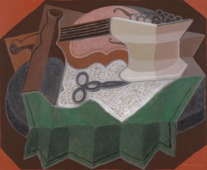 Les Ciseaux by Juan Gris Oil Painting