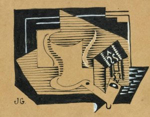 Nature Morte Au Compotier by Juan Gris Oil Painting