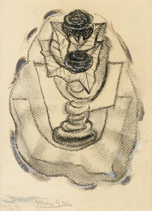 Nature Morte Au Vase De Roses by Juan Gris Oil Painting