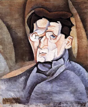 Portrait of Maurice Raynal by Juan Gris - Oil Painting Reproduction