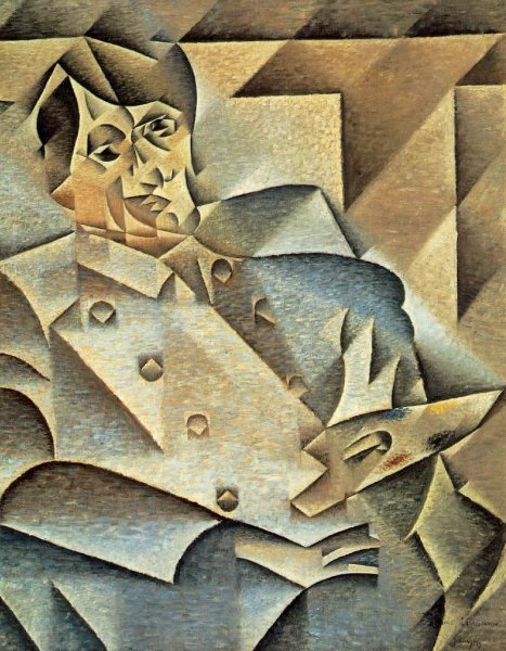 Main Product Photo of Portrait of Picasso Painting by Juan Gris