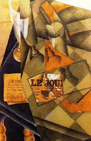 Still Life 4 by Juan Gris - Oil Painting Reproduction