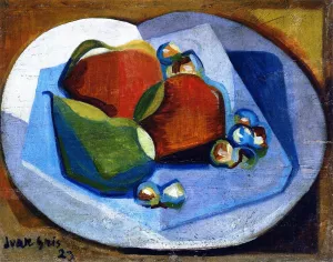 Still Life with Fruit by Juan Gris - Oil Painting Reproduction