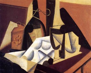 Still Life with Tablecloth Oil painting by Juan Gris