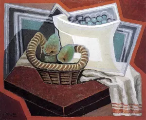 The Basket of Pears by Juan Gris Oil Painting