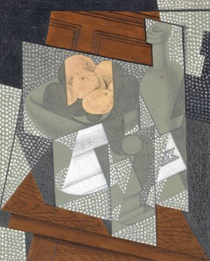 The Fruit Bowl by Juan Gris Oil Painting