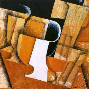 The Glass Oil painting by Juan Gris