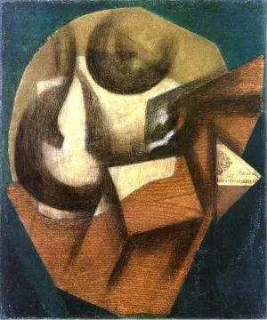 The Glass by Juan Gris Oil Painting