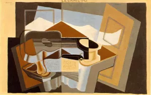 The Mountain Le Canigou Oil painting by Juan Gris