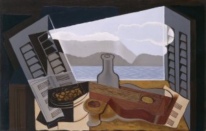 The Open Window by Juan Gris Oil Painting