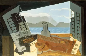 The Open Window by Juan Gris - Oil Painting Reproduction
