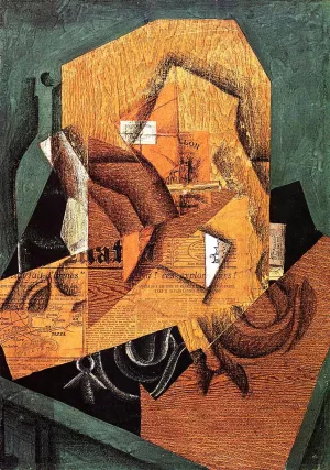 The Packet of Coffee by Juan Gris Oil Painting