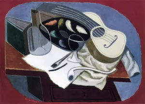 The Painter's Table Oil painting by Juan Gris