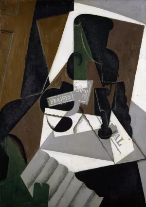 The Pot of Strawberry Jam by Juan Gris Oil Painting