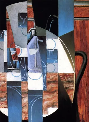 The Siphon Oil painting by Juan Gris