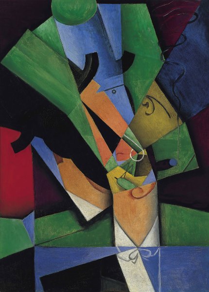 The Smoker  by Juan Gris - Hand-Painted Oil Painting Reproduction
