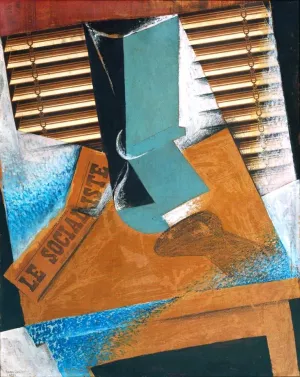 The Sunblind Oil painting by Juan Gris