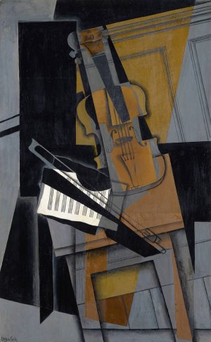 The Violin by Juan Gris Oil Painting