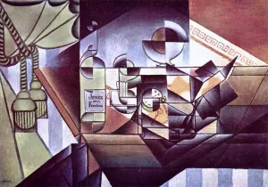 The Watch by Juan Gris - Oil Painting Reproduction