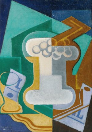 Verre Et Fruits by Juan Gris Oil Painting