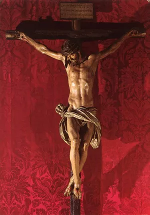 The Merciful Christ Oil painting by Juan Martinez Montanes