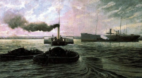 Carboneros by Juan Martinez Abades - Hand-Painted Oil Painting Reproduction