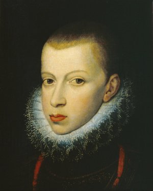 Philip III, Prince by Juan Pantoja De La Cruz Oil Painting