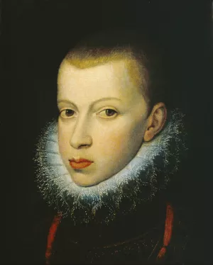 Philip III, Prince by Juan Pantoja De La Cruz Oil Painting