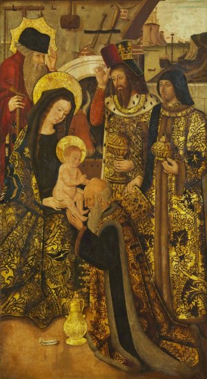 Adoration of the Magi by Juan Pons Oil Painting