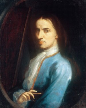 Self-portrait by Juan Rodriguez Juarez Oil Painting