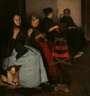 Work by Juan Tellez Hellin Oil Painting