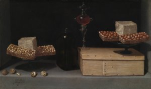 Still Life with Sweets by Juan Van Der Hamen Y Leon Oil Painting