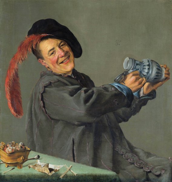 Main Product Photo of The Jolly Drinker  Painting by Judith Leyster