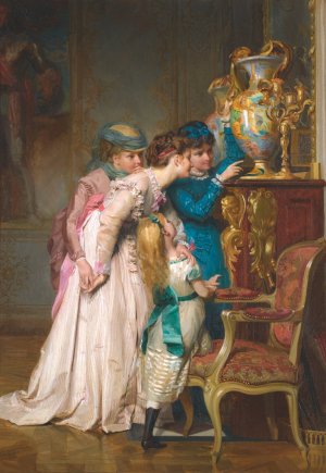 La Vase Oil painting by Jules-Alexandre Patrouillard