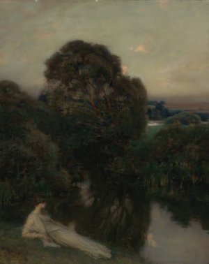 Serenity by Jules Alexis Muenier Oil Painting