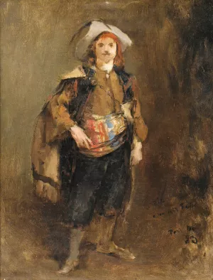 Emile Dressed As Cyrano by Jules Bastien-Lepage Oil Painting