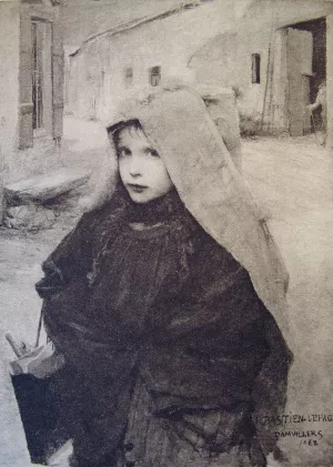 Going to School painting by Jules Bastien-Lepage